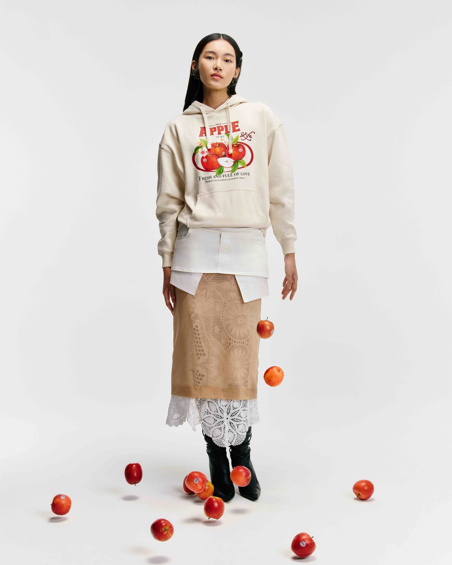 Felpa 'The apple of my life'