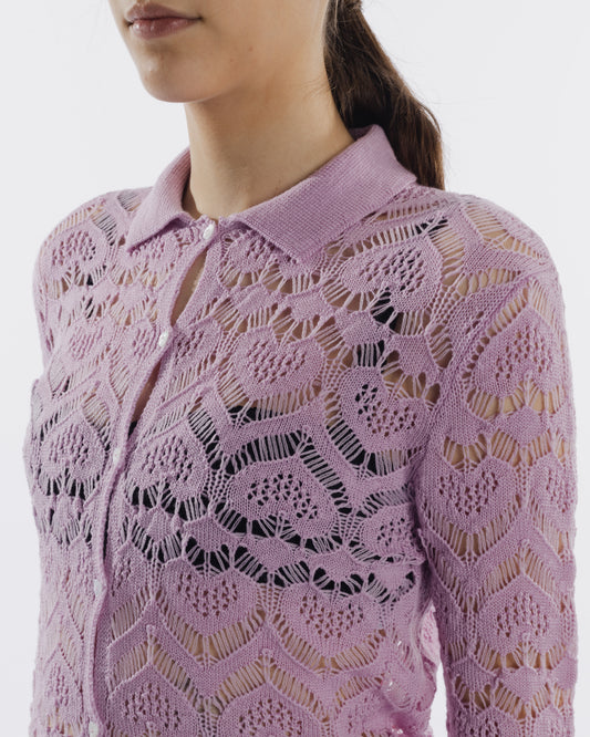 Camicia Cuori Punto Pizzo
