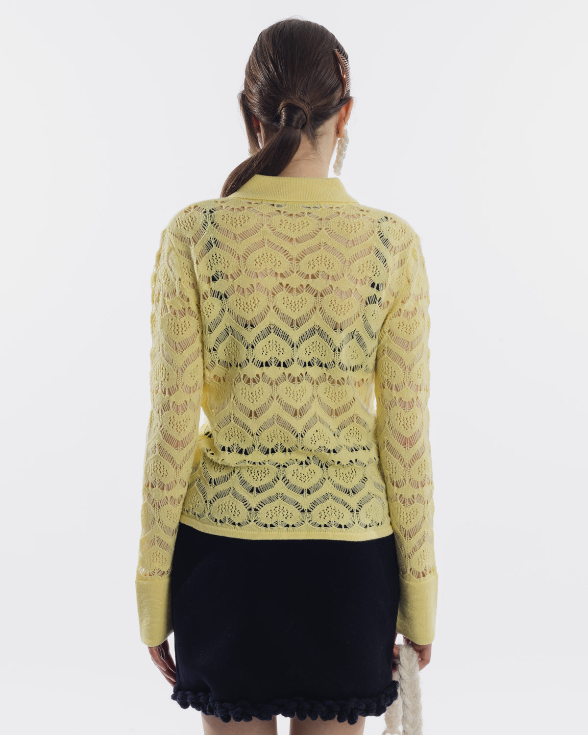 Camicia Cuori Punto Pizzo